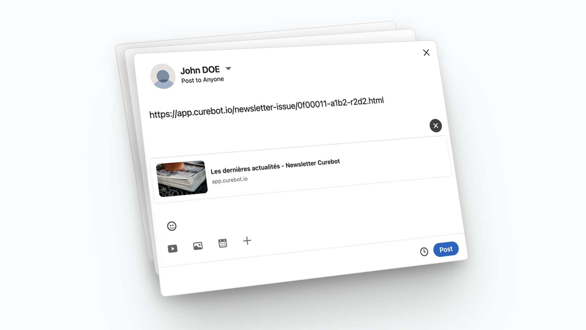 Les versions web des newsletters intègrent des métadonnées