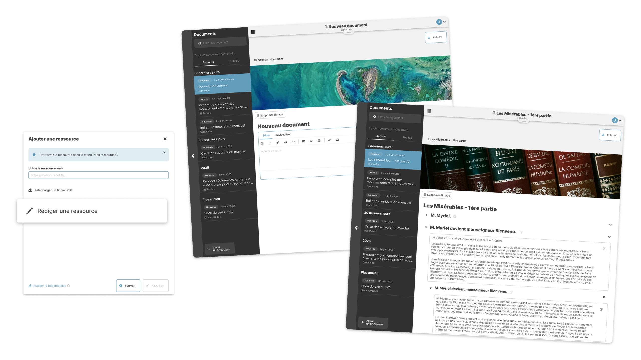 les nouveaux documents